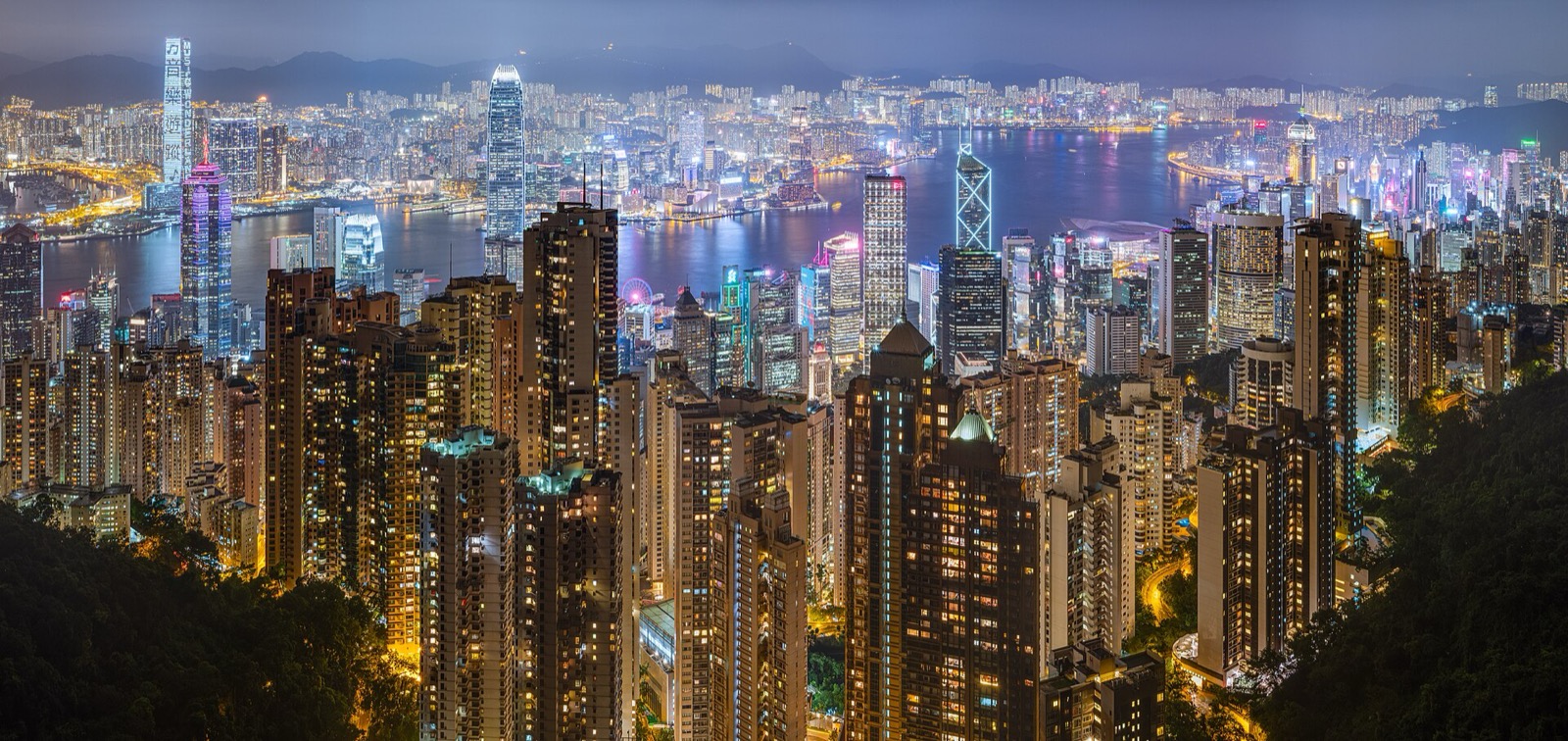 ฮ่องกง skyline — Victoria Harbour